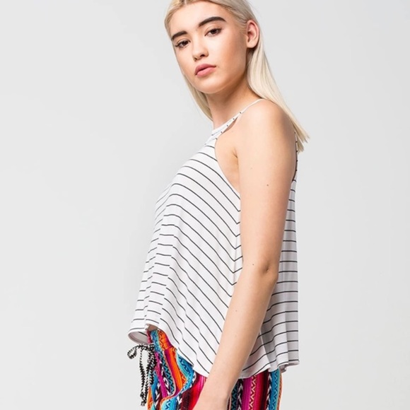 Rip Curl Junior's Line Em Up Halter Tank - Picture 3 of 8